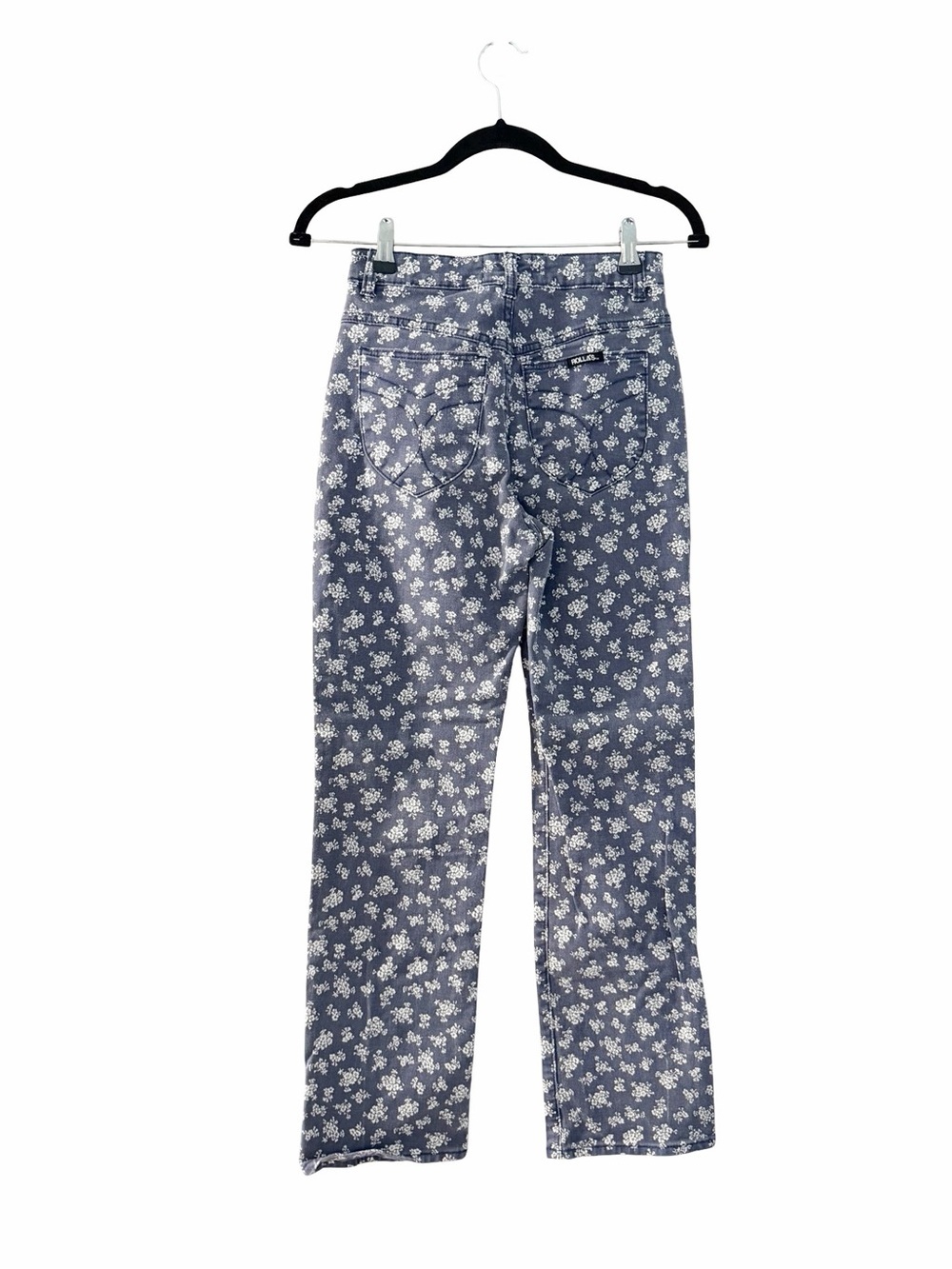 ROLLA'S Elderflower Original Straight Leg Y2K Floral High Rise Jeans Sz 25 - Picture 3 of 7